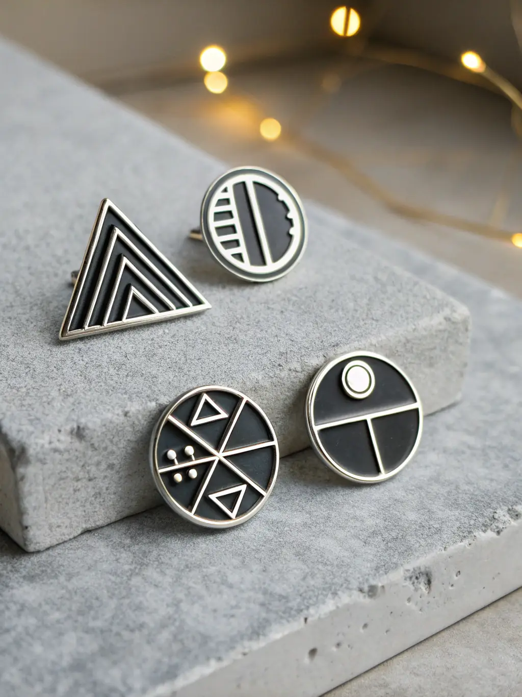 A vibrant image of a set of colorful, high-quality enamel pins featuring various trending designs and pop culture references.