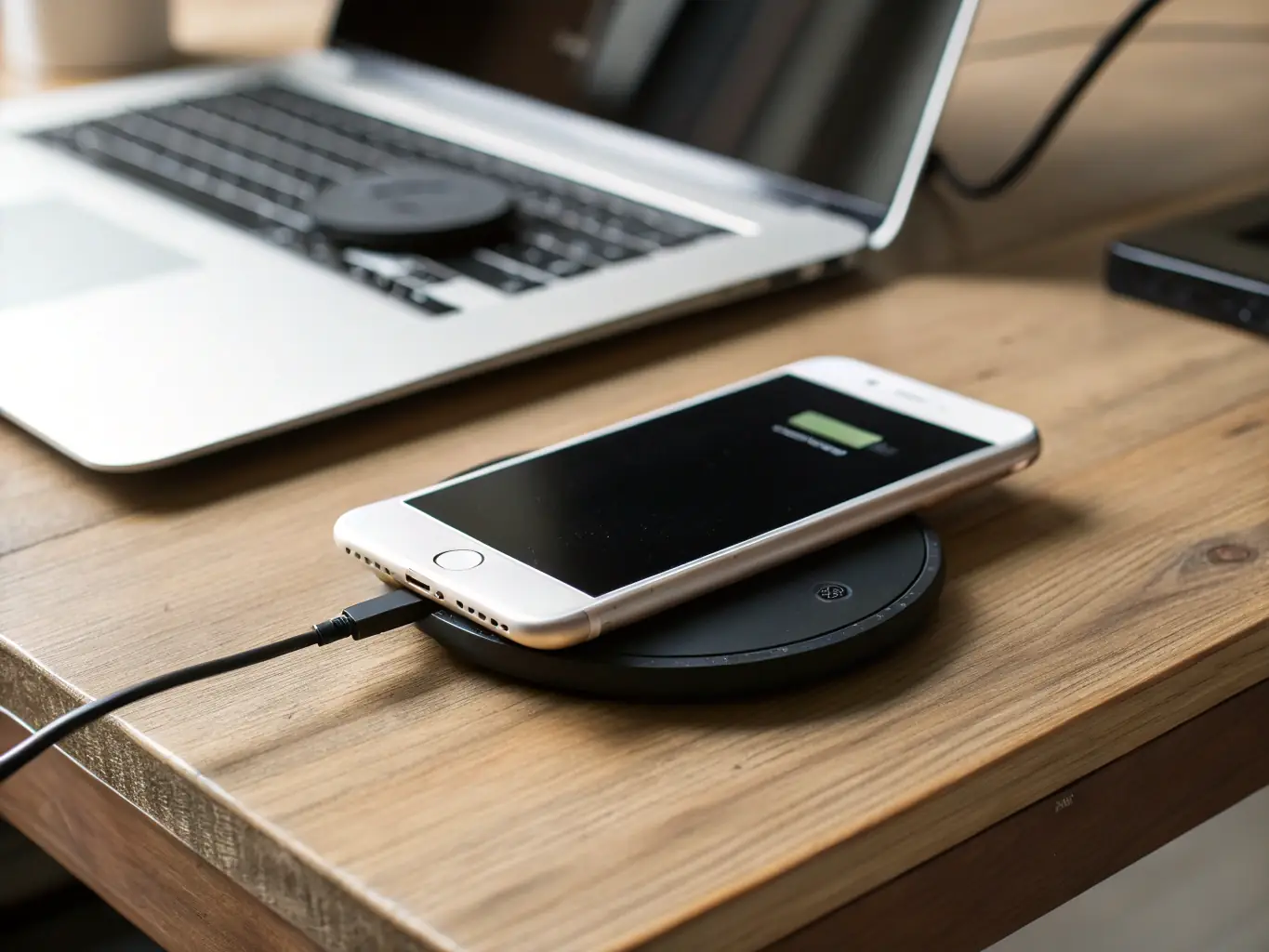 A visually appealing photograph featuring a variety of trending gifts, such as a wireless charging pad, a smart home device, and a stylish tech accessory, displayed on a sleek, minimalist surface.
